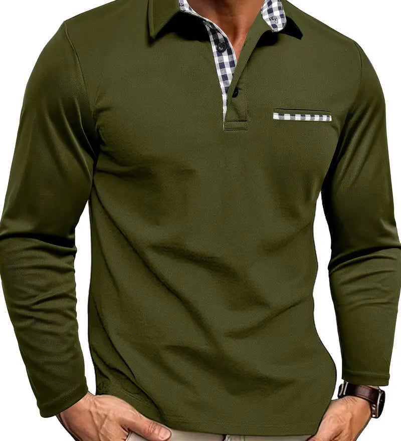 Leon | Long Sleeved Polo Shirt