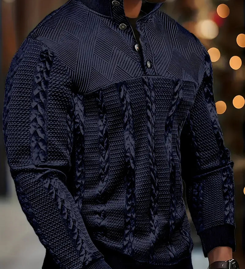 Dawson | Long Sleeve Sweater With Striped