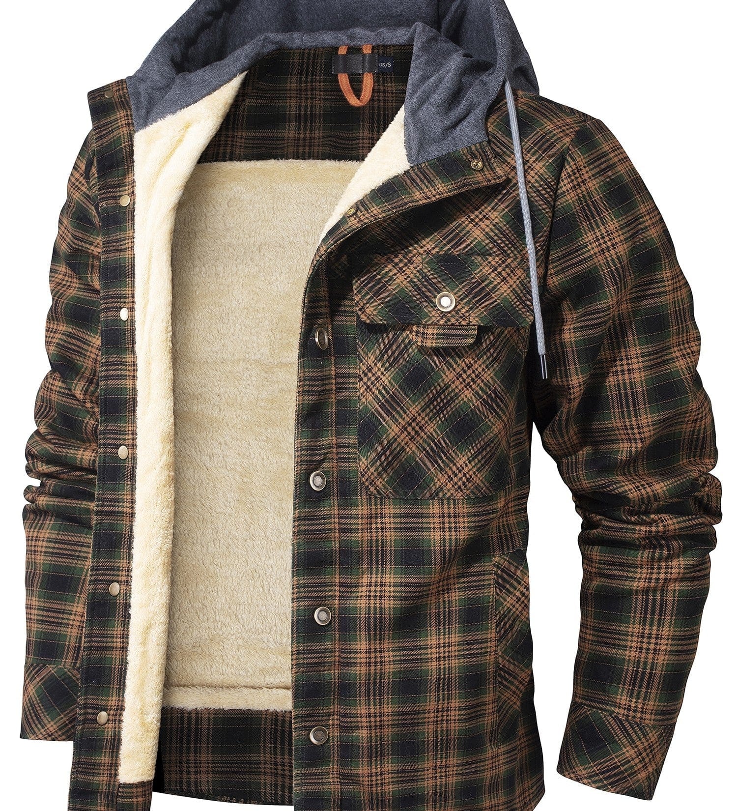 Haiden | Hooded Flannel Jacket