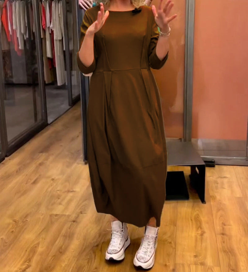 Jessica - Elegant Dress with Round Neck