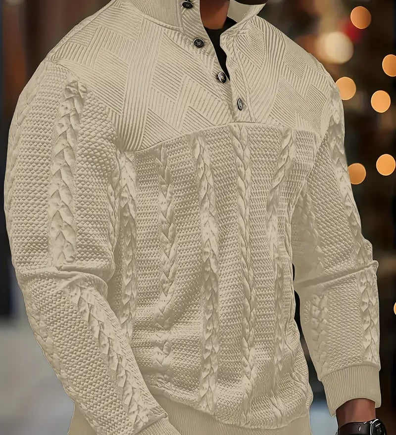 Dawson | Long Sleeve Sweater With Striped