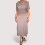 Elina | Summer Dress with Knitted Top