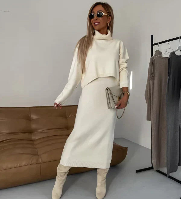 Rosie - Elegant Jumper Dress Co-ord