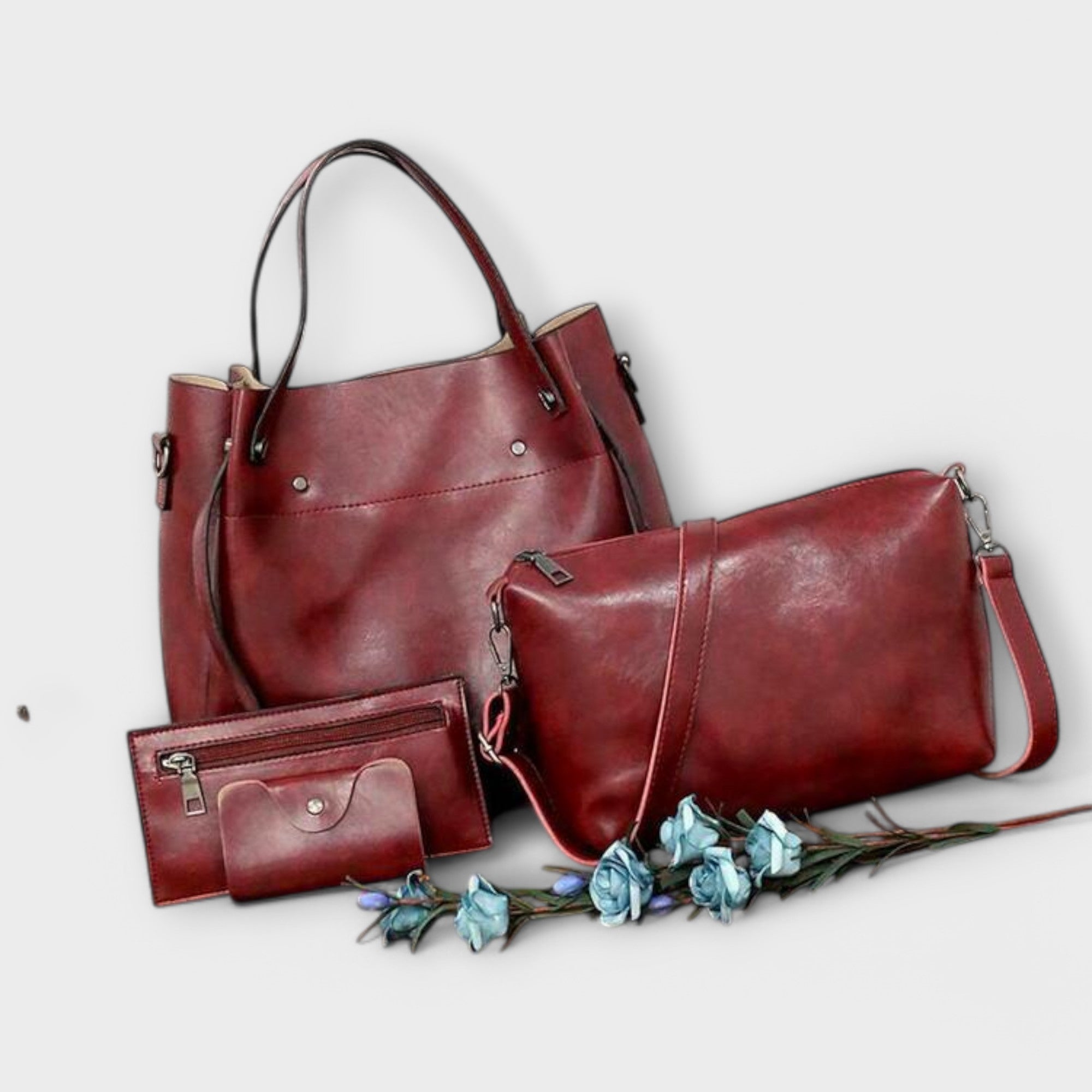 Léora. - 4-Piece Vintage Bag Set