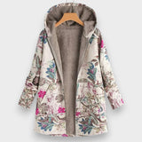 Pia | Stylish Fleece Jacket with Floral Pattern