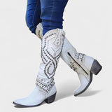 Mia | Western Knee-High Boots