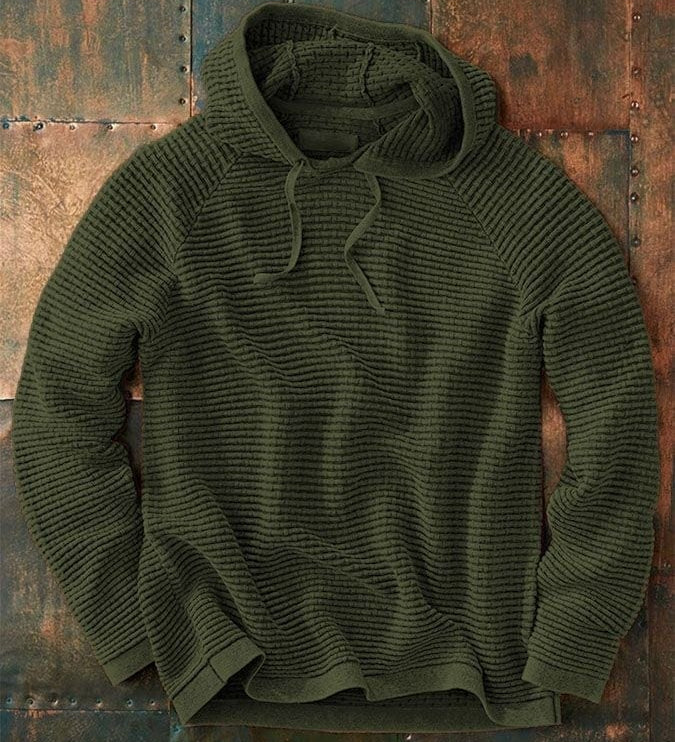 Leon | Elegant Men's Knit Hoodie