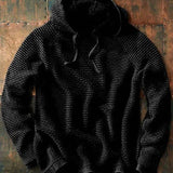 Leon | Elegant Men's Knit Hoodie