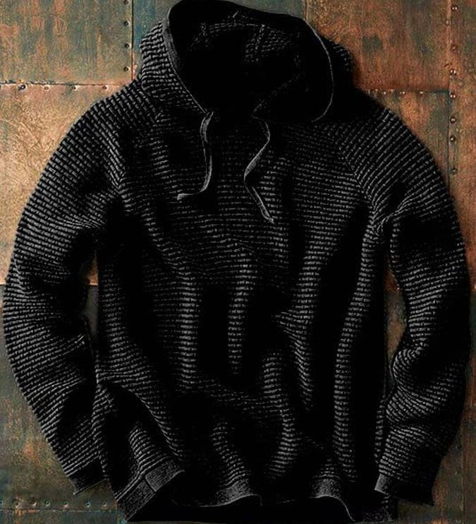Leon | Elegant Men's Knit Hoodie
