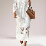 Silvina™ | Luxury Lace Maxi Dress