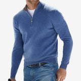 Jason | Italian Men’s Sweater with Zipper