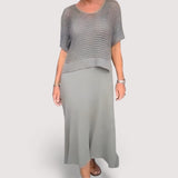 Elina | Summer Dress with Knitted Top