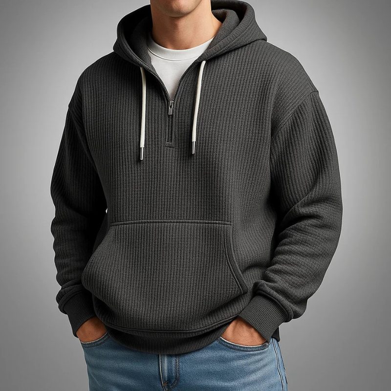 Rowan | MEN'S WAFFLE KNIT HOODIE