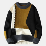 Erick | Trendy Patchwork Sweater