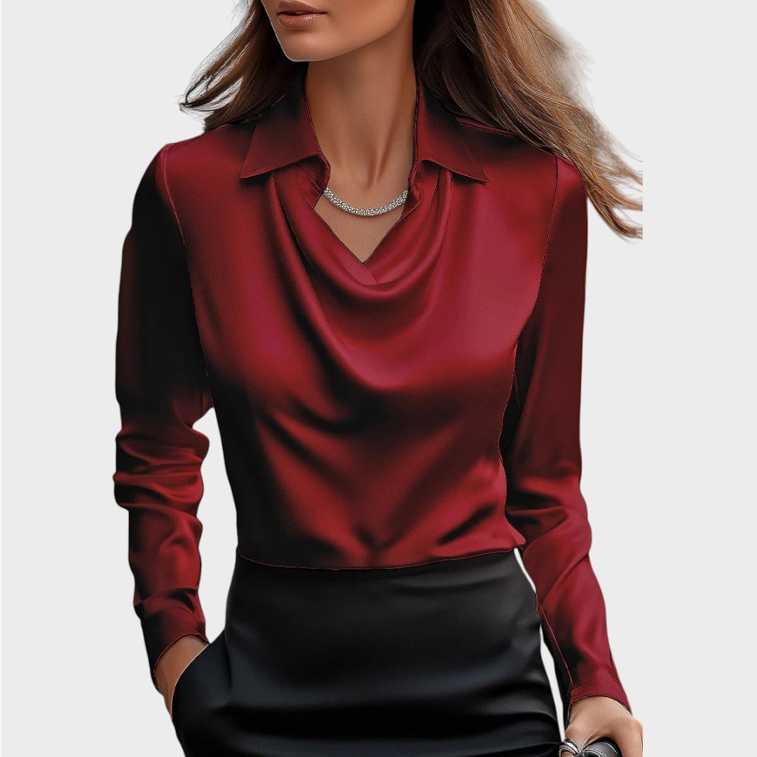 Elin | Elegant Satin Blouse