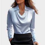 Elin | Elegant Satin Blouse