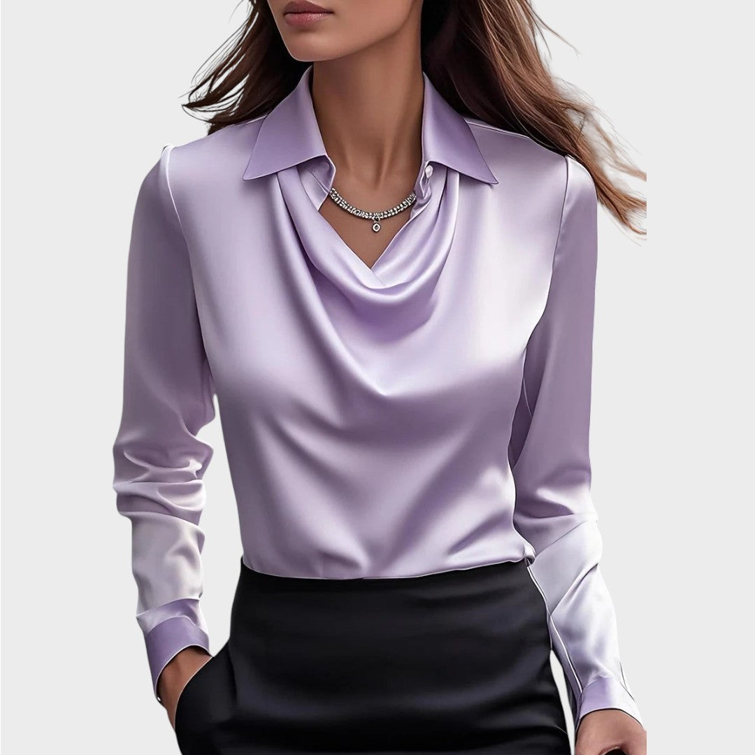 Elin | Elegant Satin Blouse