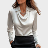 Elin | Elegant Satin Blouse