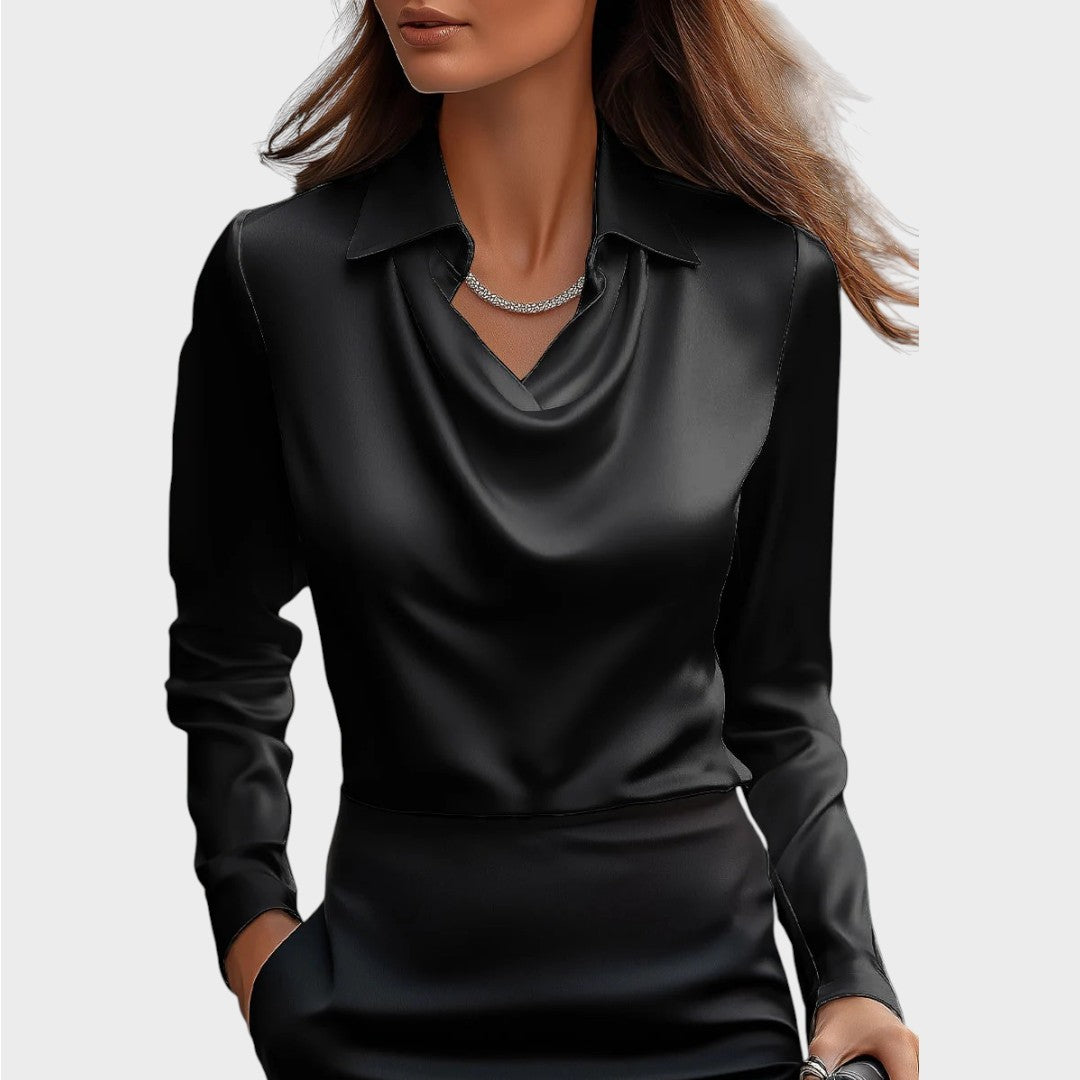 Elin | Elegant Satin Blouse