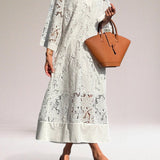 Silvina™ | Luxury Lace Maxi Dress