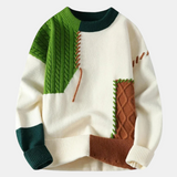 Erick | Trendy Patchwork Sweater