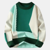 Erick | Trendy Patchwork Sweater
