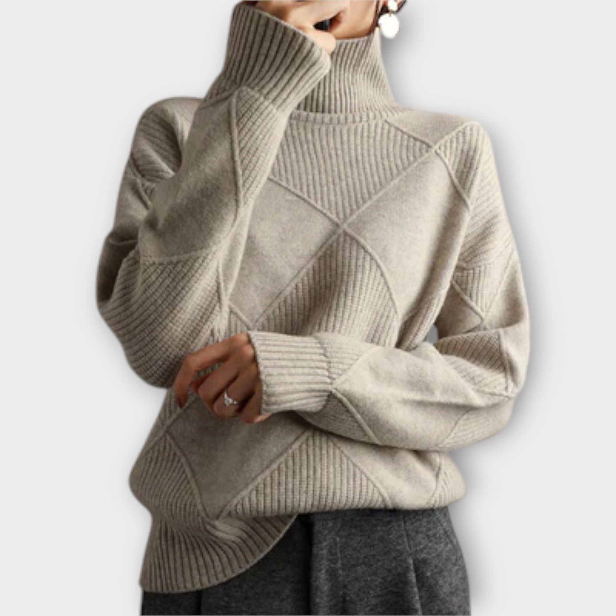Melanie - Cosy Roll Neck Jumper