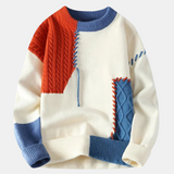 Erick | Trendy Patchwork Sweater