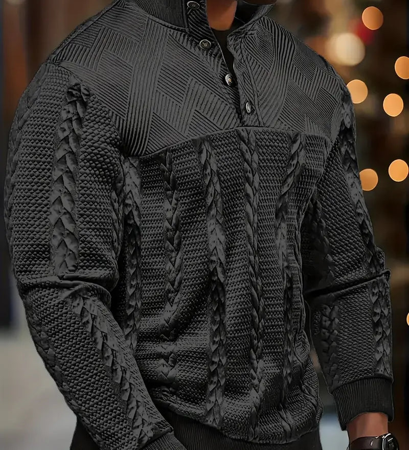 Dawson | Long Sleeve Sweater With Striped