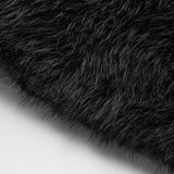 Jade | Black Luxury Faux Fur Coat