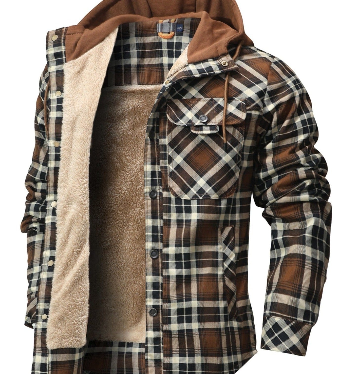 Haiden | Hooded Flannel Jacket