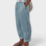 Clara – Trousers with Soft Waistband and Practical Side Pockets