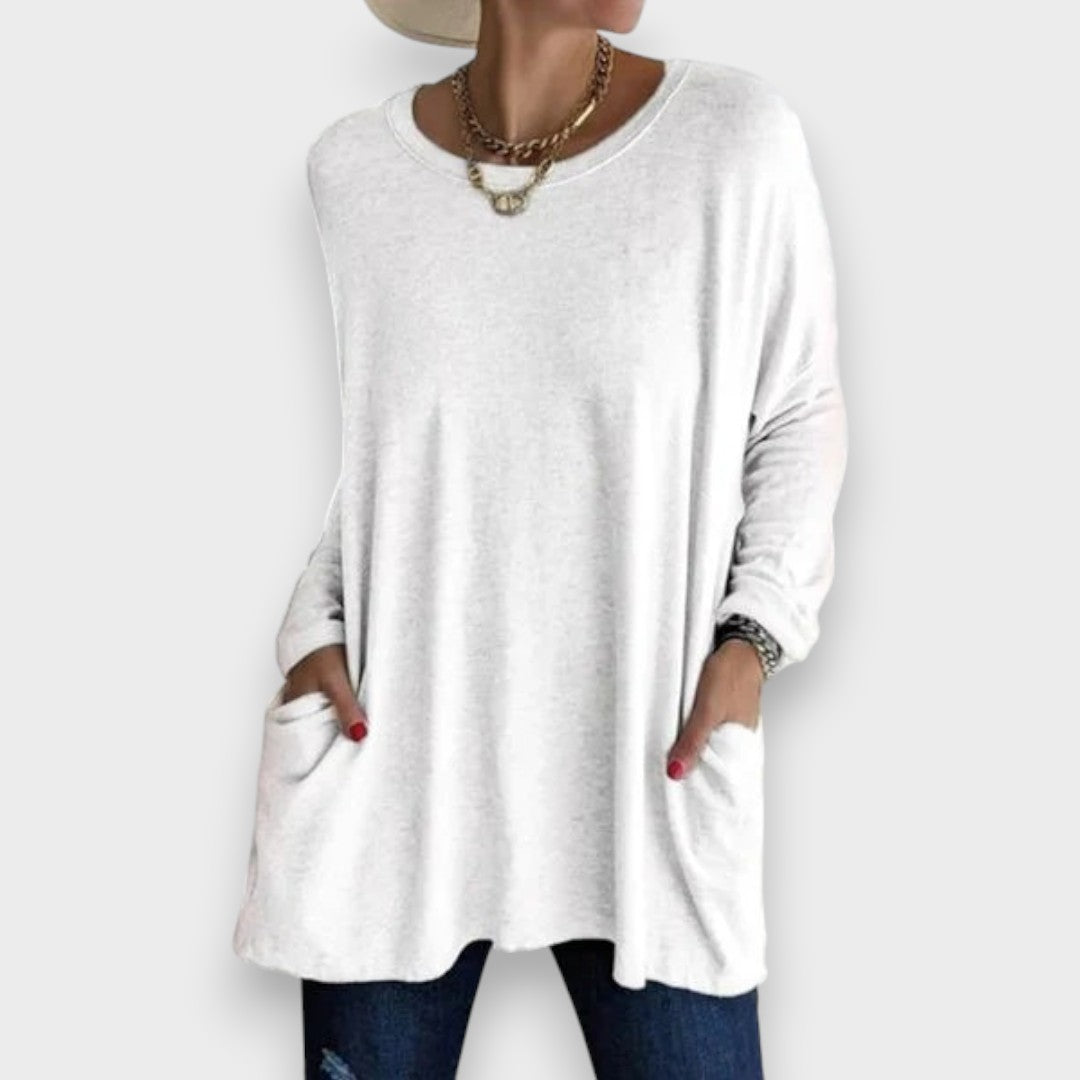 Aelira | Casual Long Sleeve Top