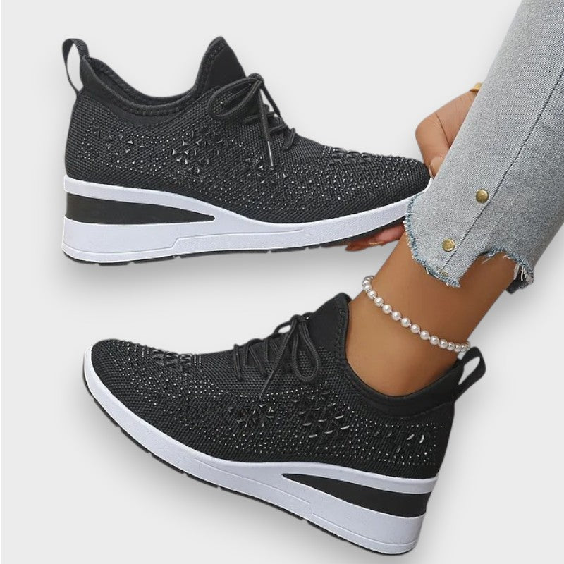 Giselle | Orthopaedic Sneakers with Sparkling Rhinestones