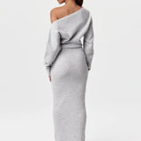 Solara – Luxe Off-Shoulder Dress