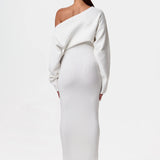 Solara – Luxe Off-Shoulder Dress