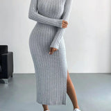 Sierra - Long Sleeve Midi Dress
