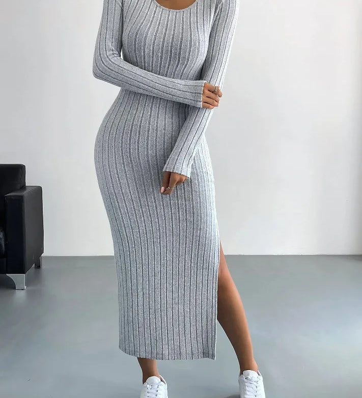 Sierra - Long Sleeve Midi Dress
