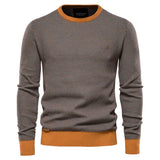 Hayden | Men's sweater with checkered pattern