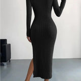 Sierra - Long Sleeve Midi Dress