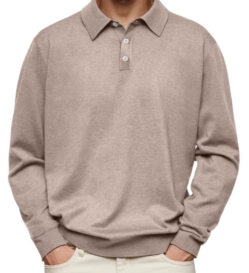 Aiden | Long Sleeve Polo