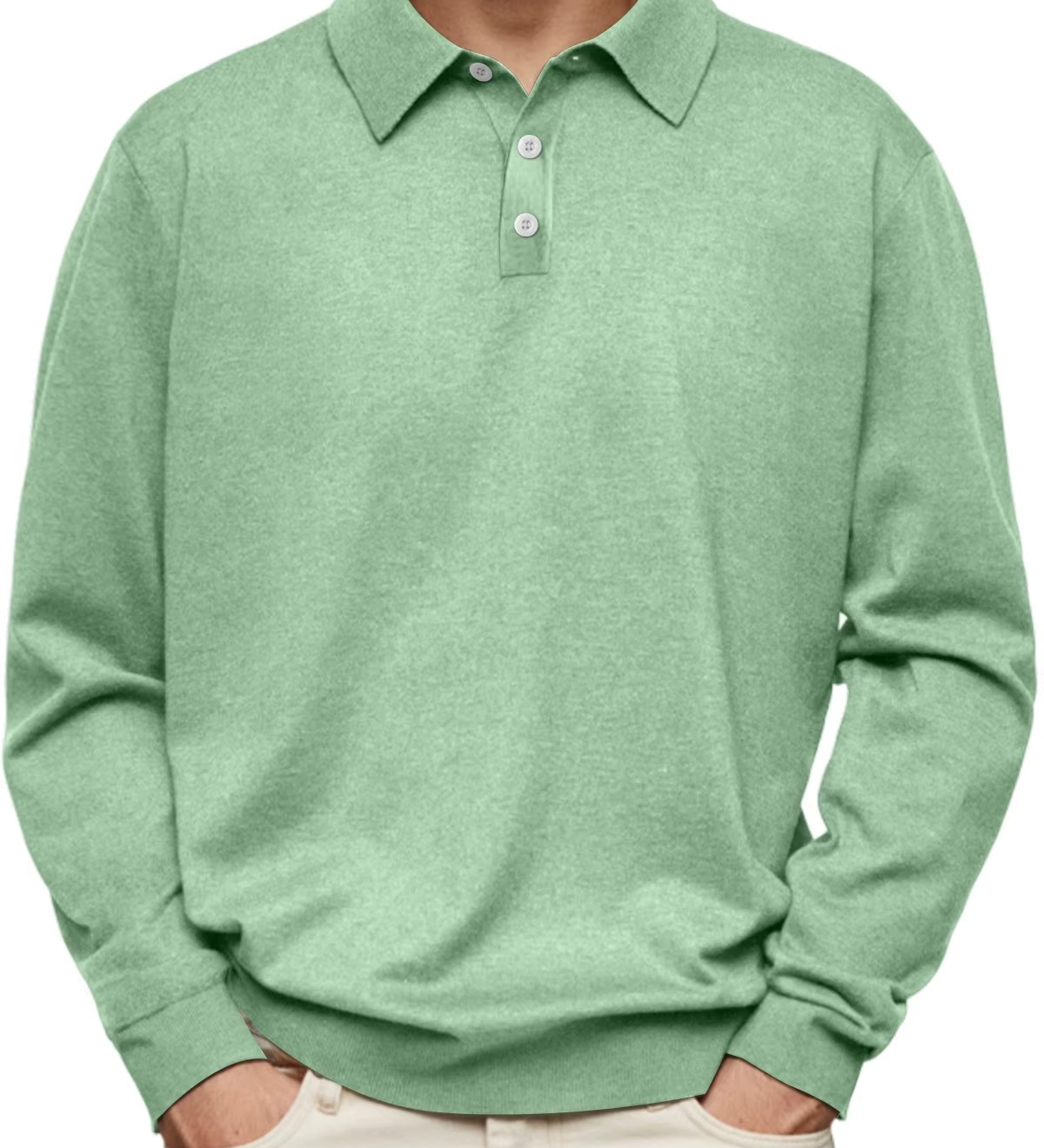 Aiden | Long Sleeve Polo