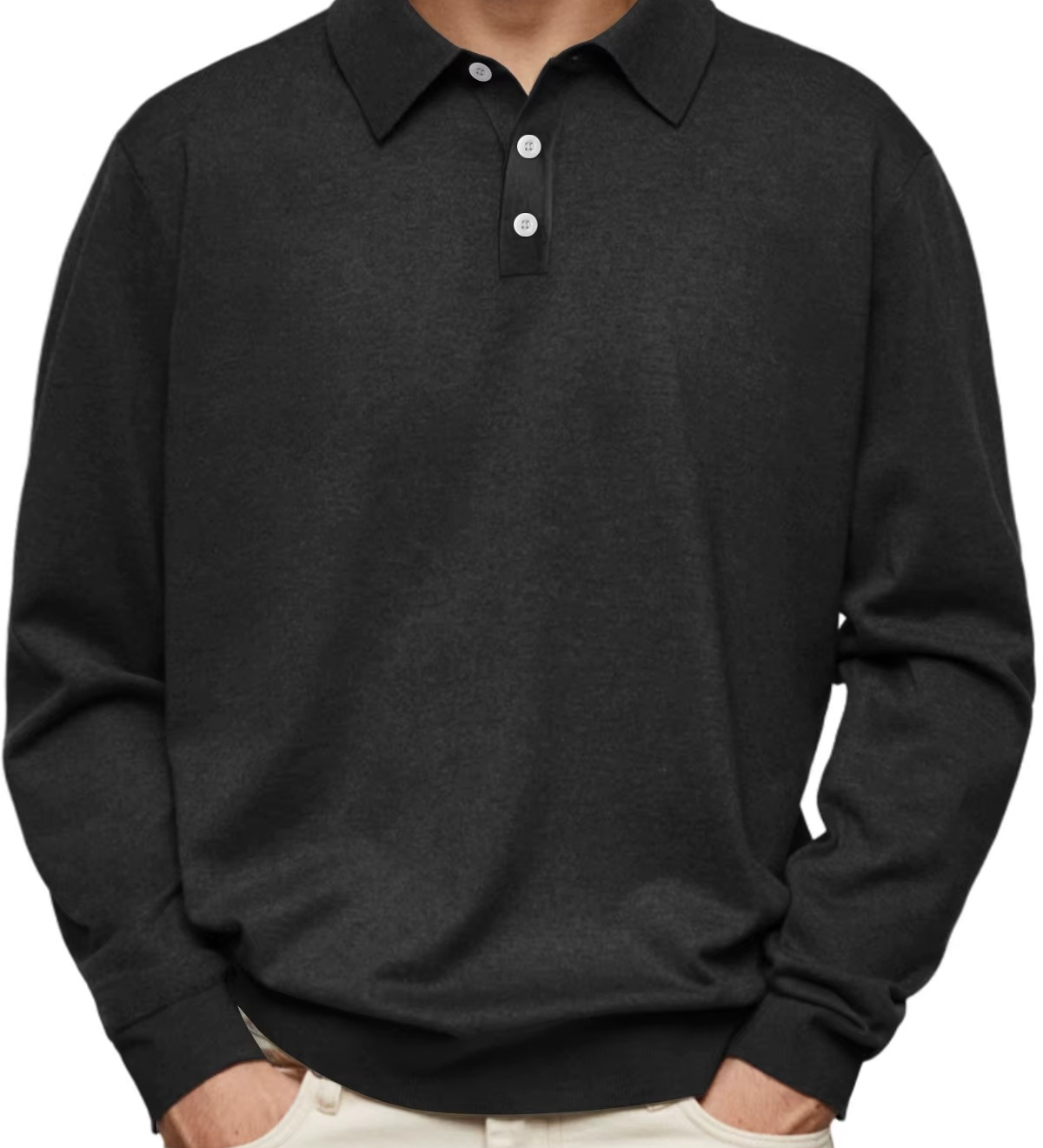 Aiden | Long Sleeve Polo