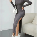 Sierra - Long Sleeve Midi Dress