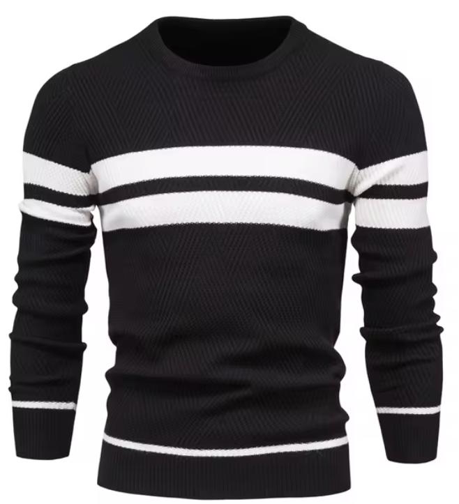 Callum | Stylish men's Sweater with herringbone pattern
