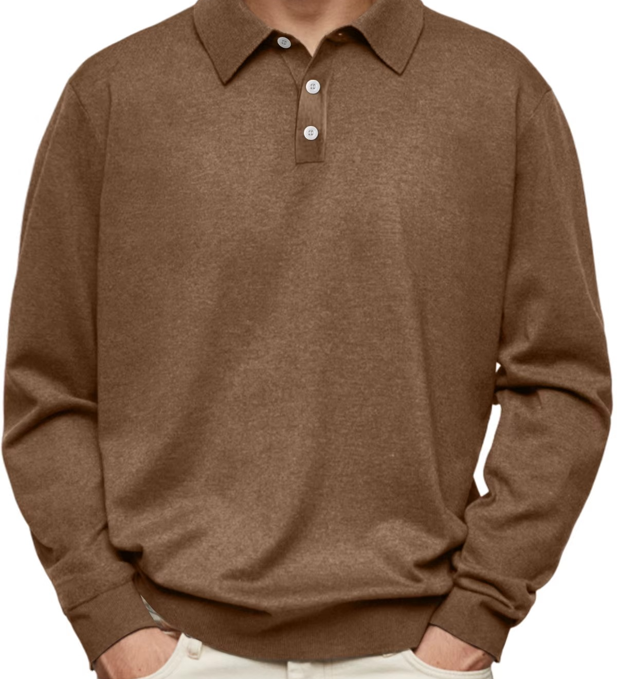 Aiden | Long Sleeve Polo