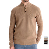 Aaron | Men's Sweater with button design