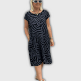 Camille - Summer Dress with Round Neckline