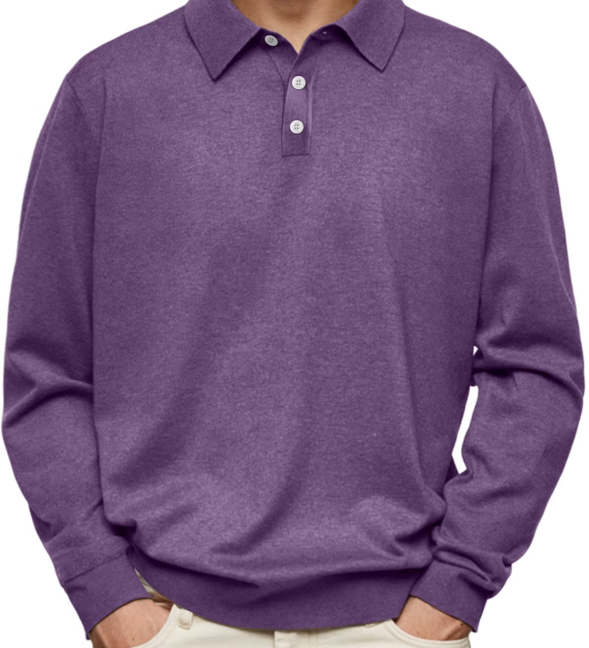Aiden | Long Sleeve Polo
