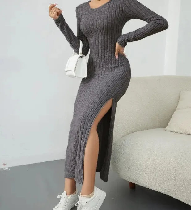 Sierra - Long Sleeve Midi Dress